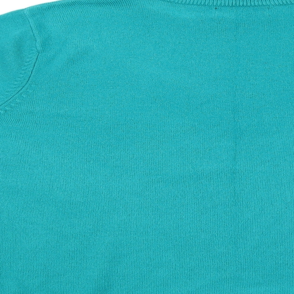 BM Womens Green Pullover Jumper Size S