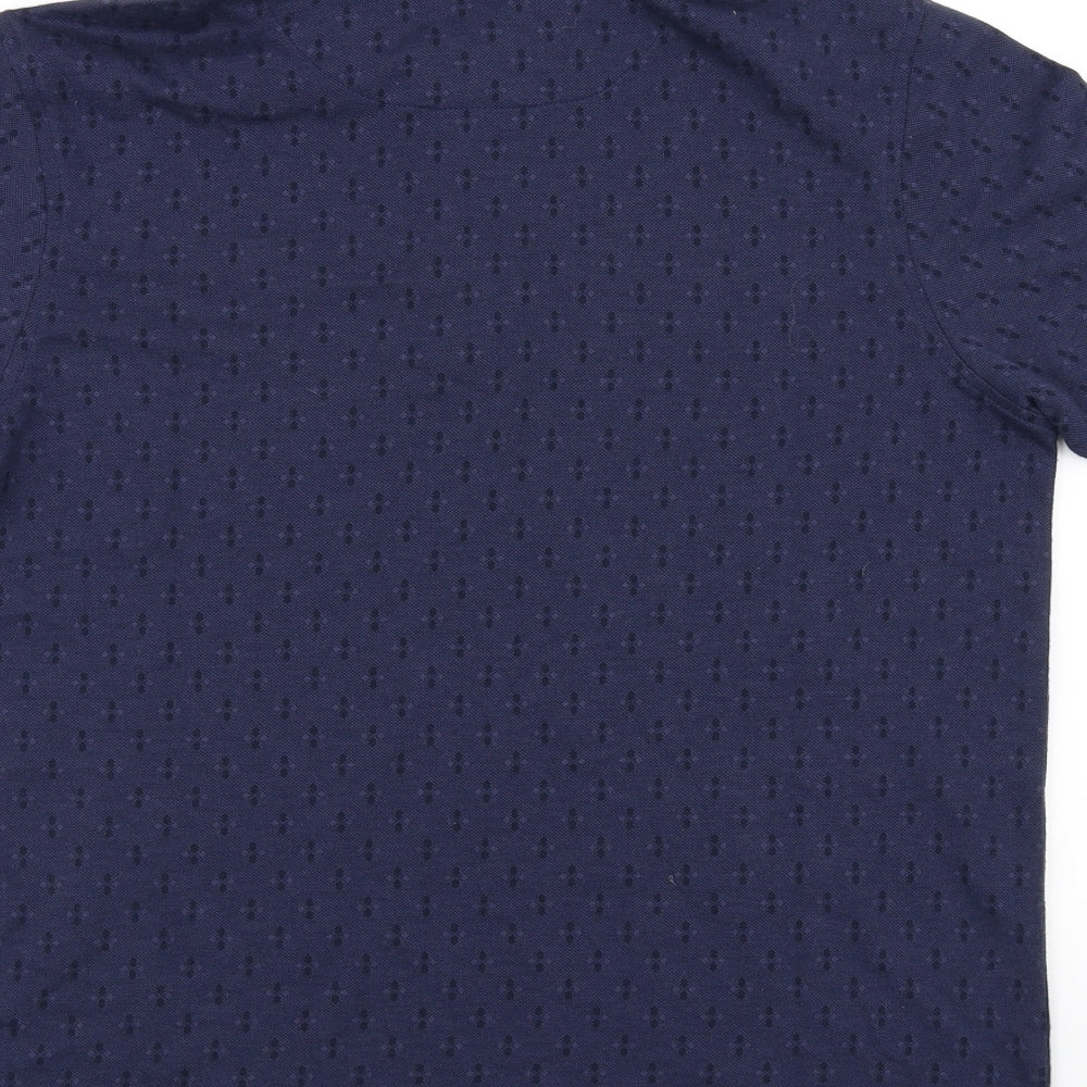 J4 Mens Blue Polo Size M