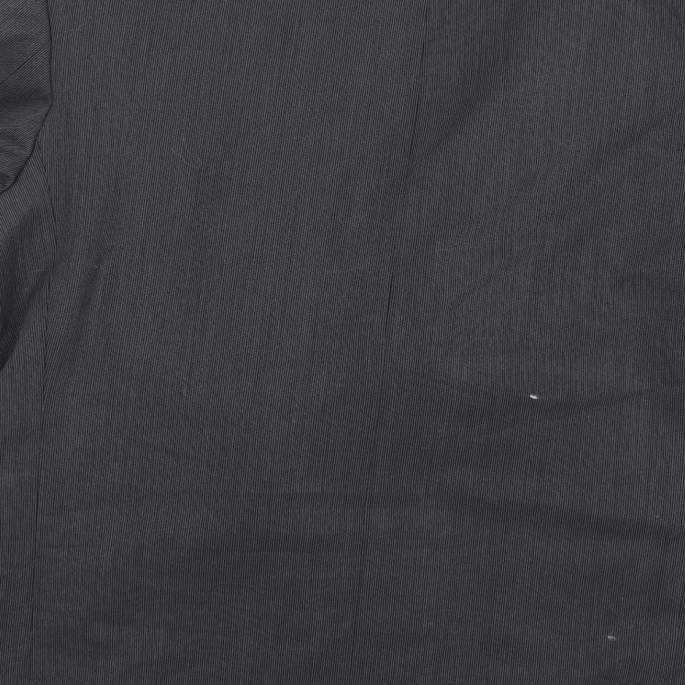 Copperstone Mens Grey Rayon Jacket Suit Jacket Size 44