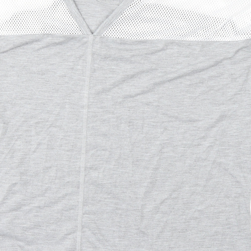 target active Womens Grey Basic T-Shirt Size 8