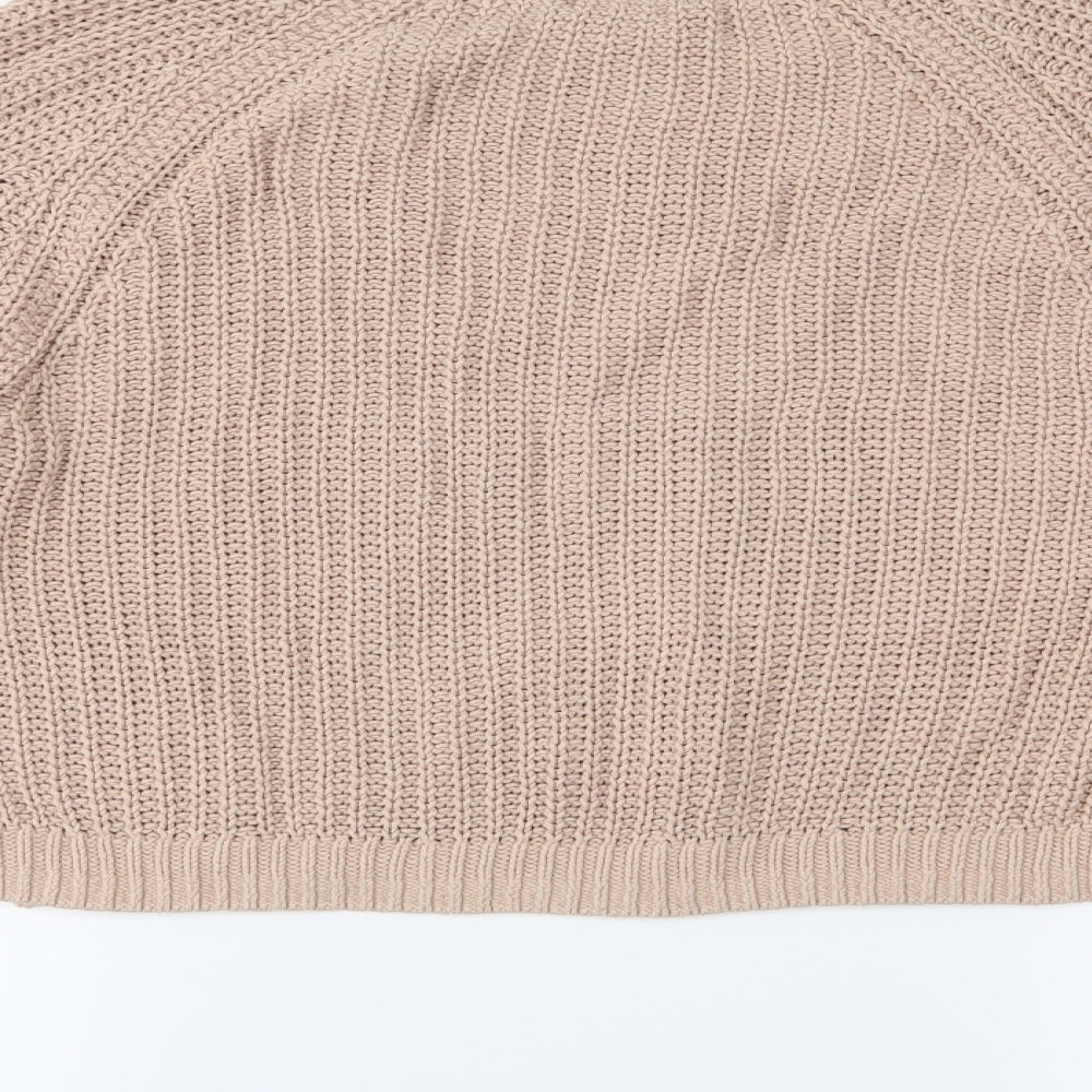 H&M Womens Beige Pullover Jumper Size M
