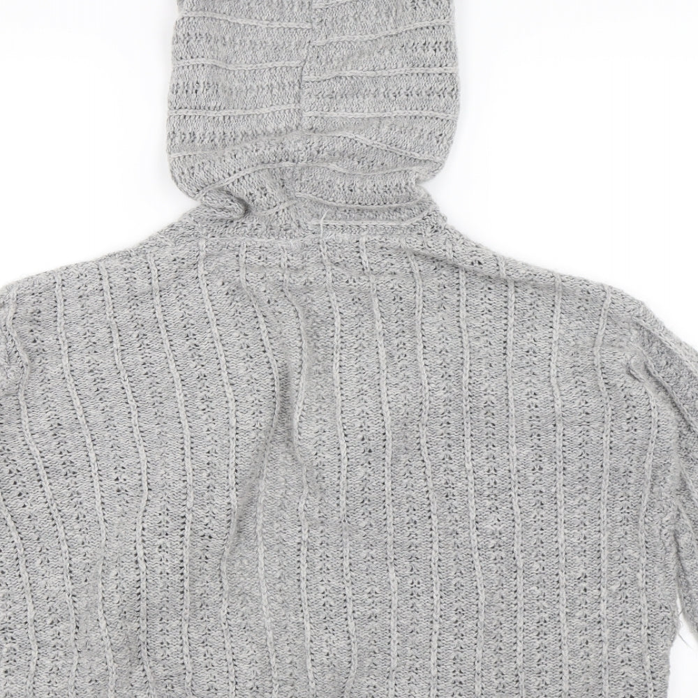 Select Womens Grey Cardigan Jumper Size M