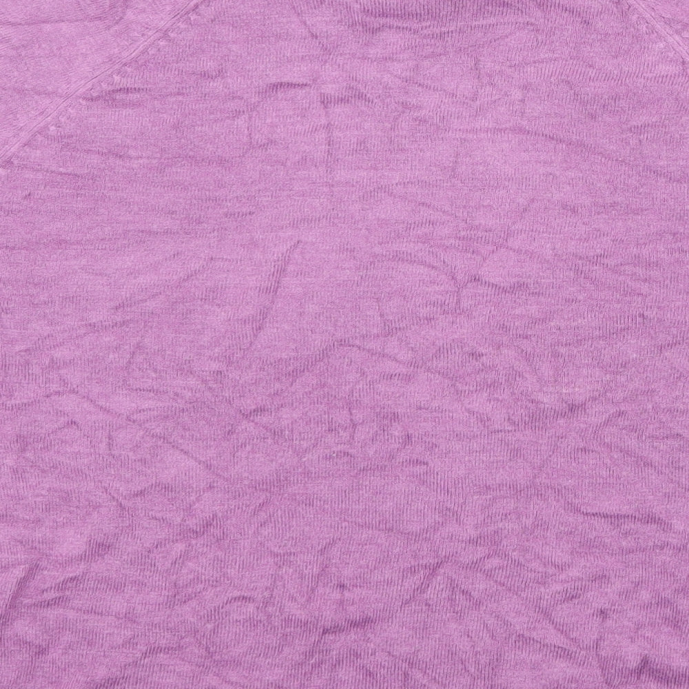 BHS Womens Purple Basic T-Shirt Size 12