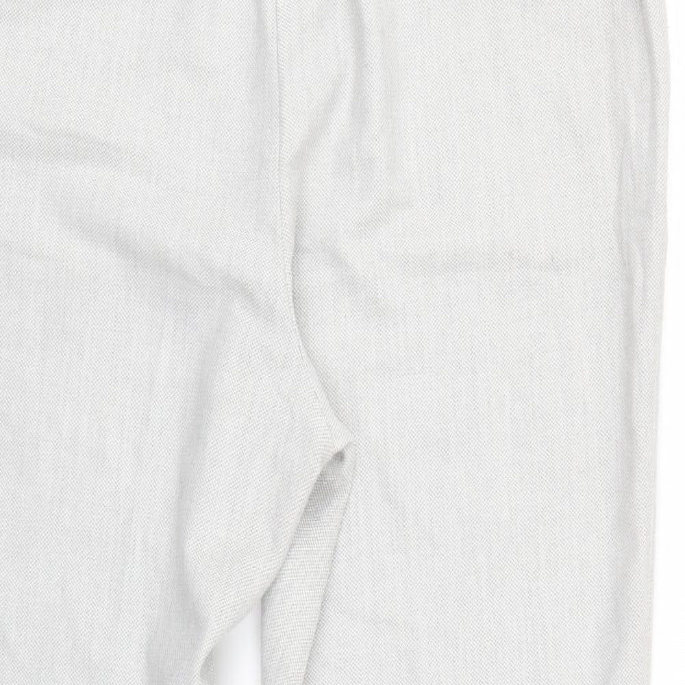 H&M Womens Grey Trousers Size 18 L24 in