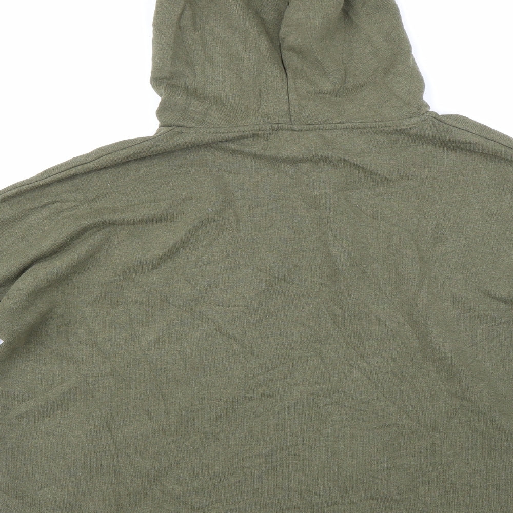 Pull & Bear Womens Green Pullover Hoodie Size XS