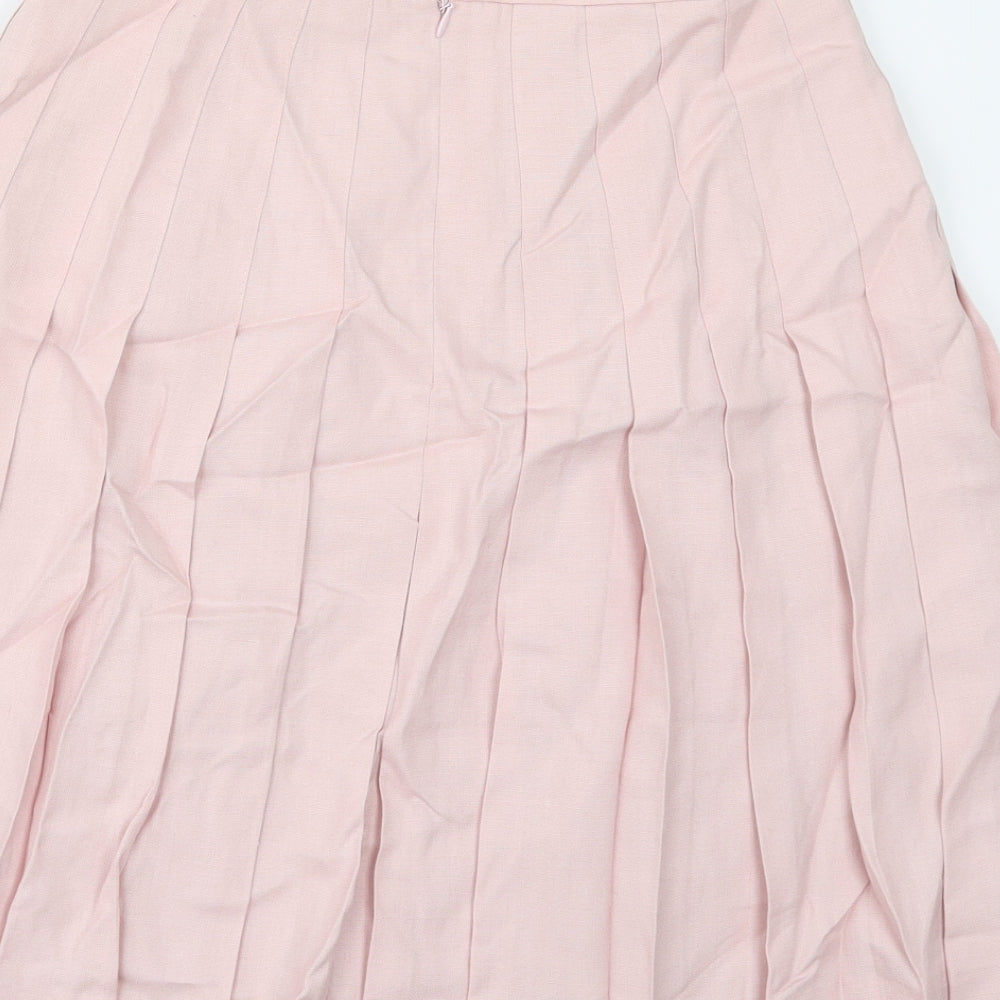 Talbots Womens Pink A-Line Skirt Size 10