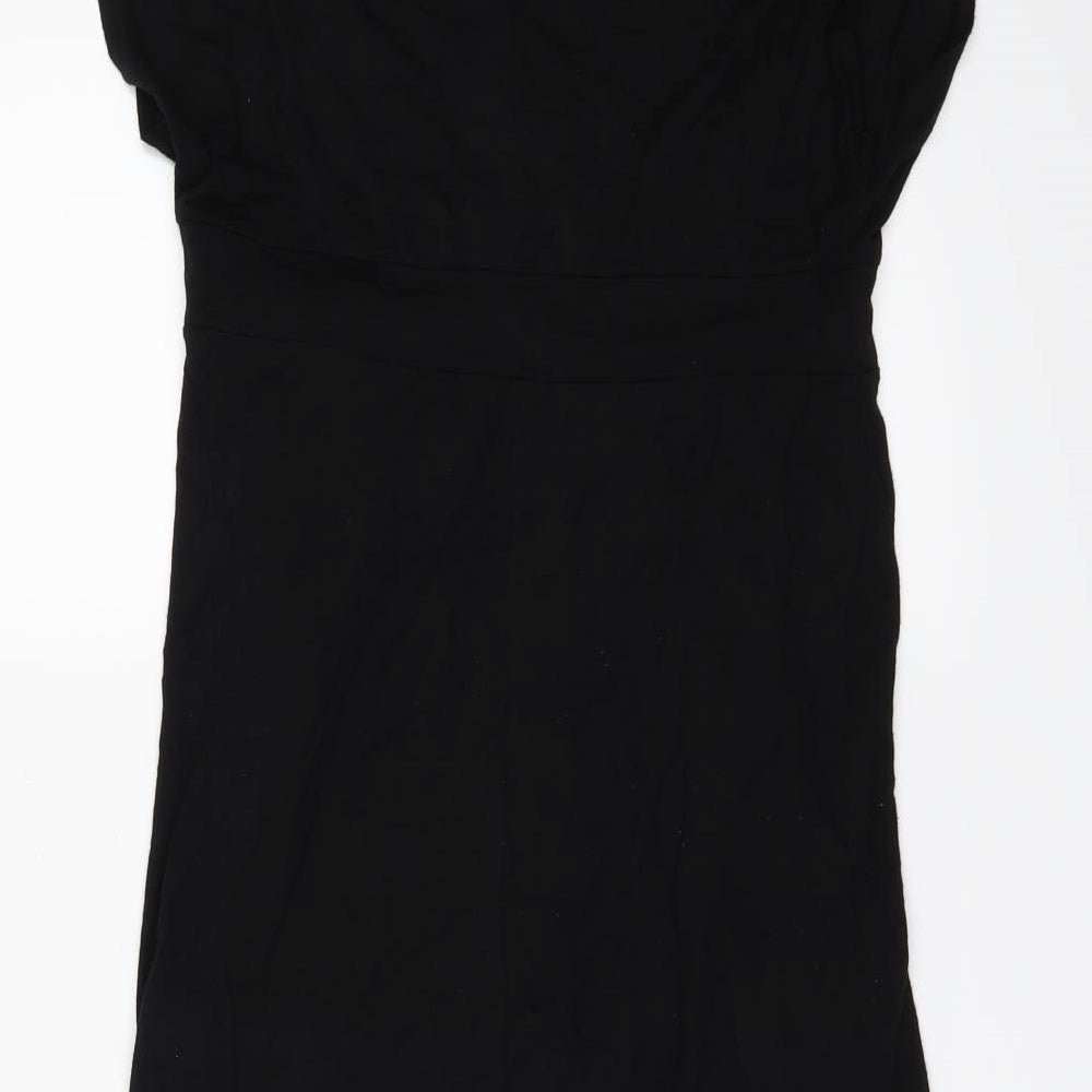 Conbipel Womens Black Pencil Dress Size S