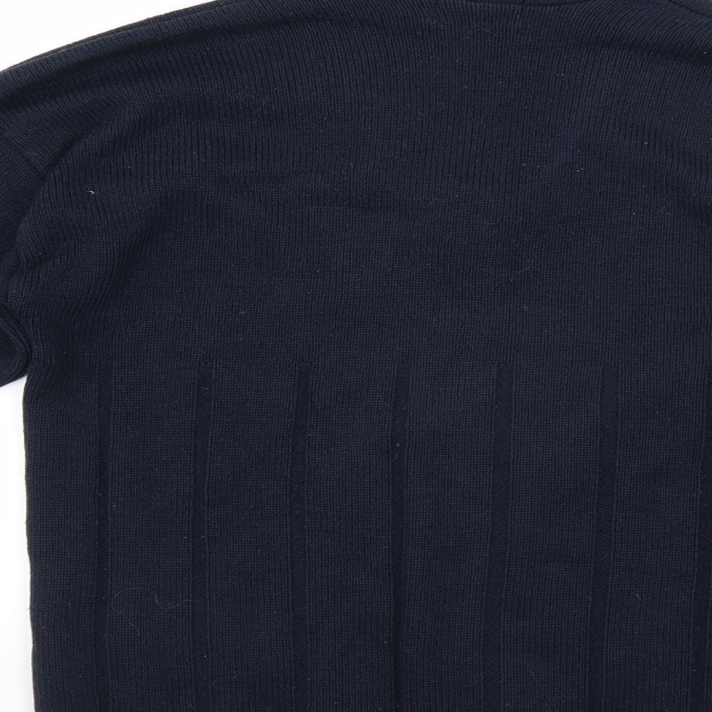 New Century Mens Blue Pullover Jumper Size S