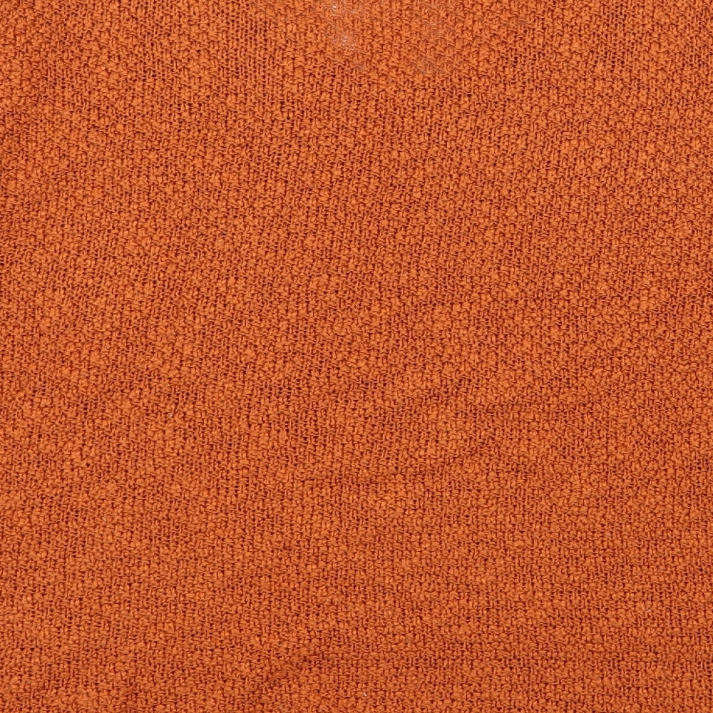 Fashion Box Womens Orange Knit Pullover Jumper Size 12