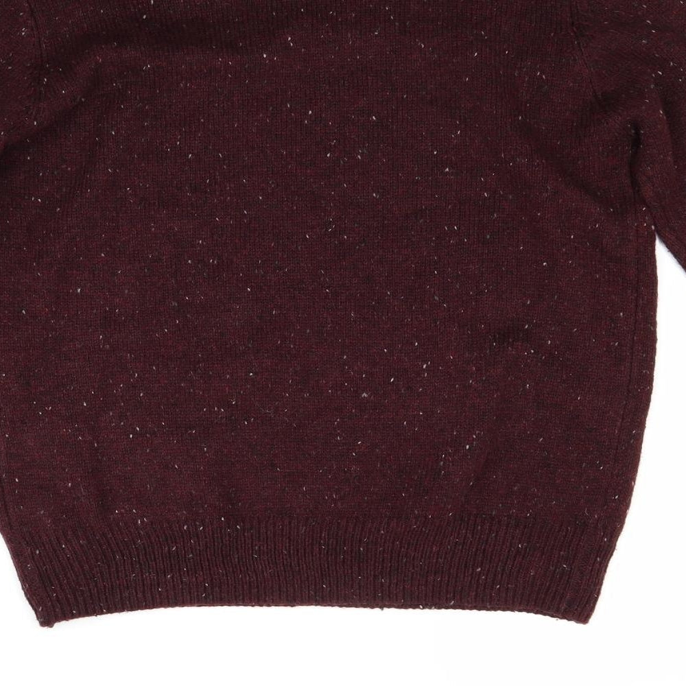 Cedarwood State Mens Red Pullover Jumper Size S