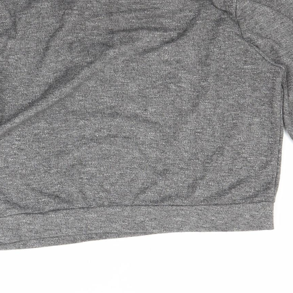 rt Womens Grey Pullover Sweatshirt Size 2XL