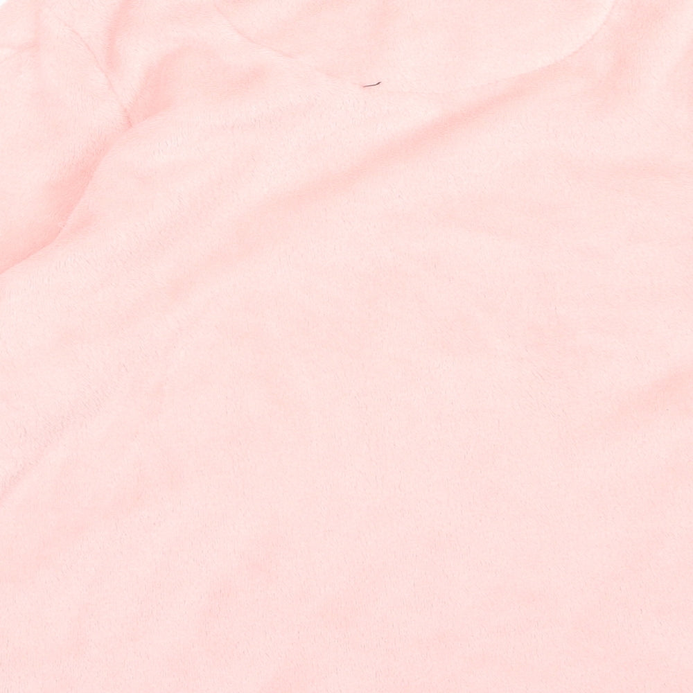 Just Like You Womens Pink Fleece Top Pyjama Top Size M - Dream Queen