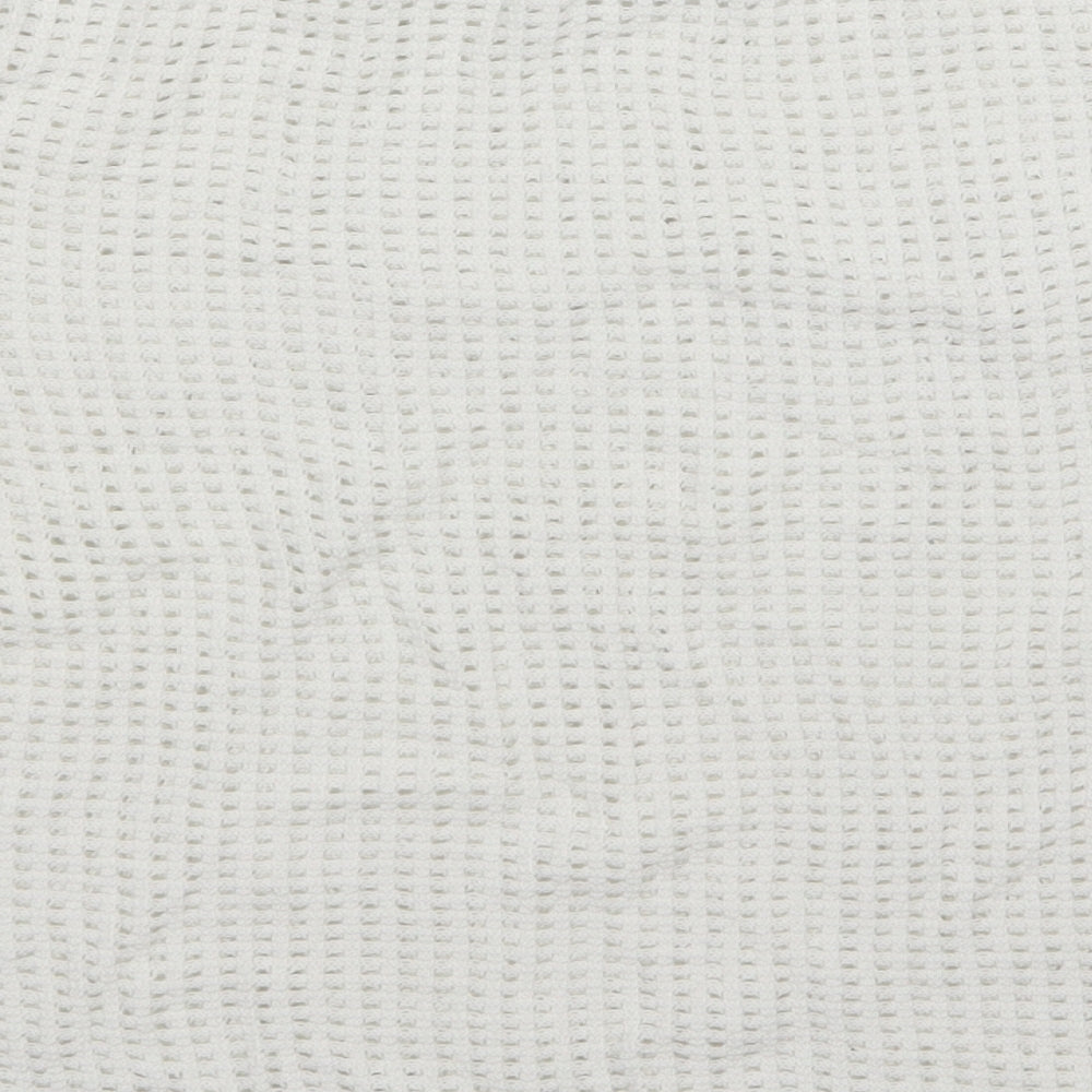 Topshop Womens White Knit Pullover Jumper Size 14