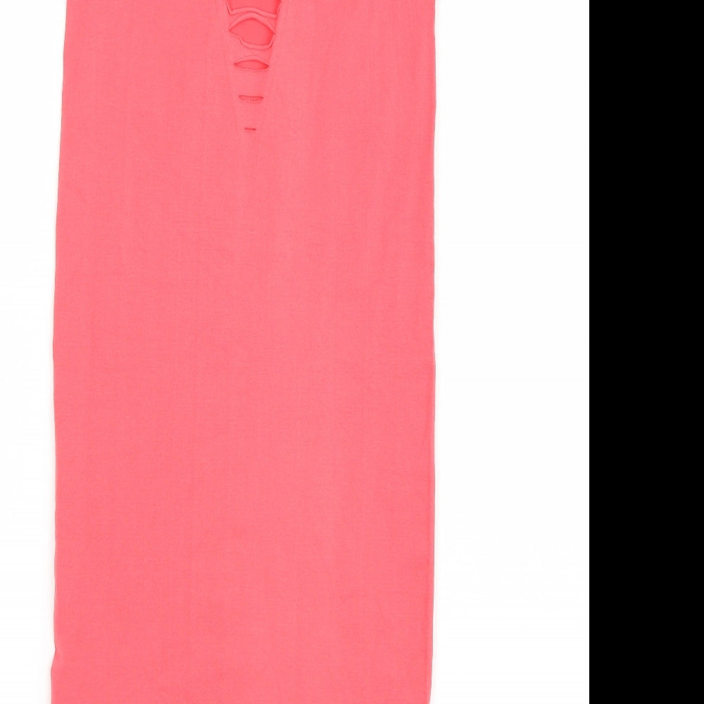 B&X Womens Pink Basic T-Shirt Size M