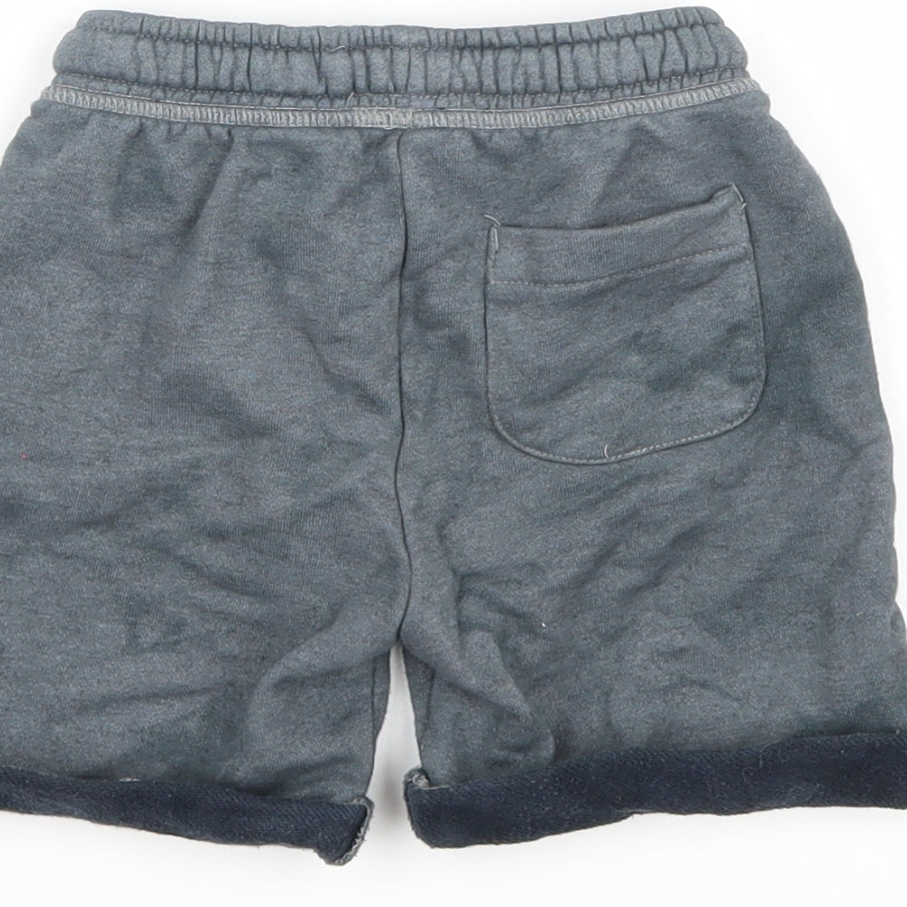 Preworn Boys Grey Cropped Trousers Size 12-18 Months