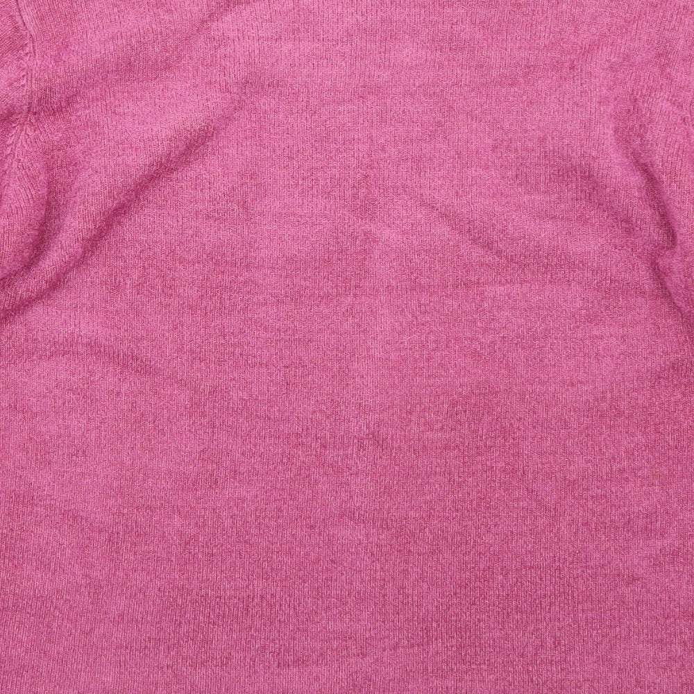 Fay Louise Womens Purple Pullover Jumper Size L