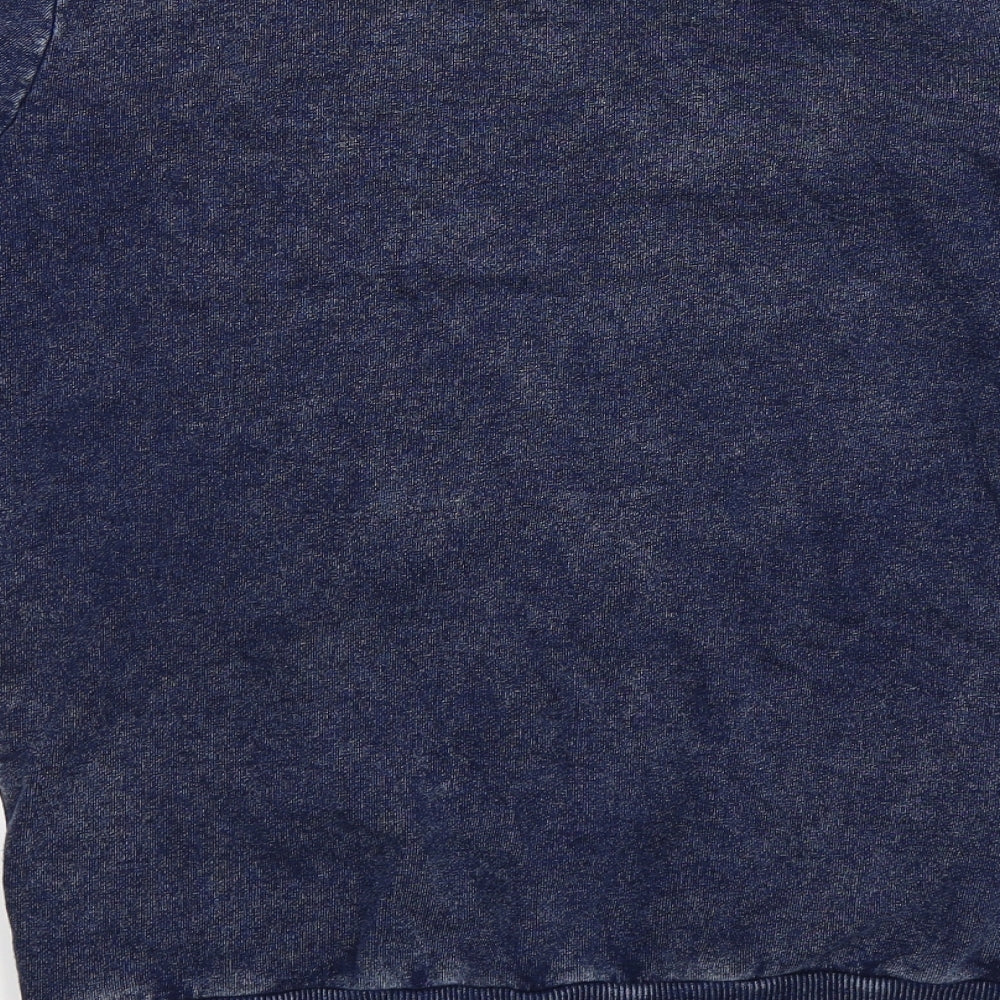 Preworn Womens Blue Pullover Sweatshirt Size 12