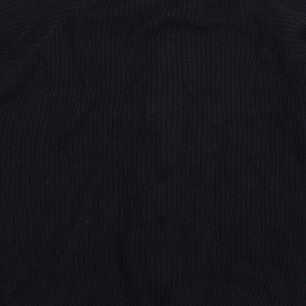 ACW85 Mens Blue Knit Cardigan Jumper Size M