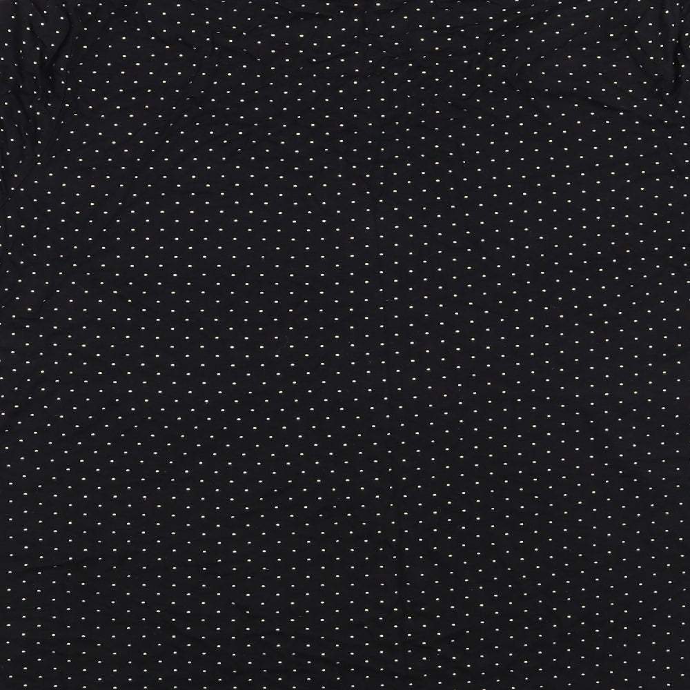 Bonmarché Womens Black Basic T-Shirt Size 12