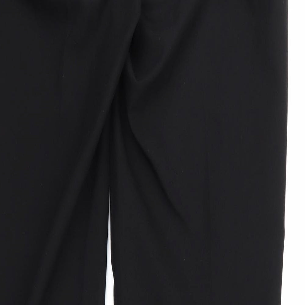 F&F Womens Black Trousers Size 8 L33 in