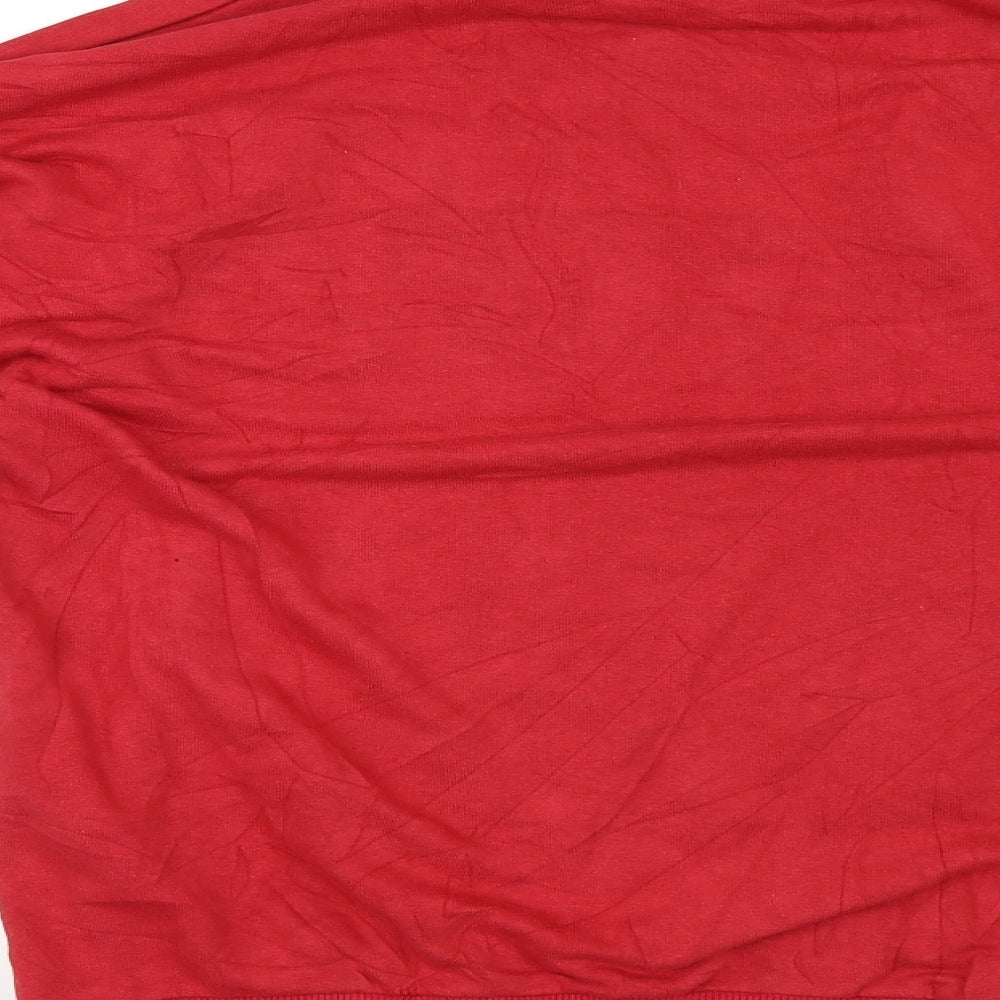 Primark Womens Red Pullover Sweatshirt Size 2XS