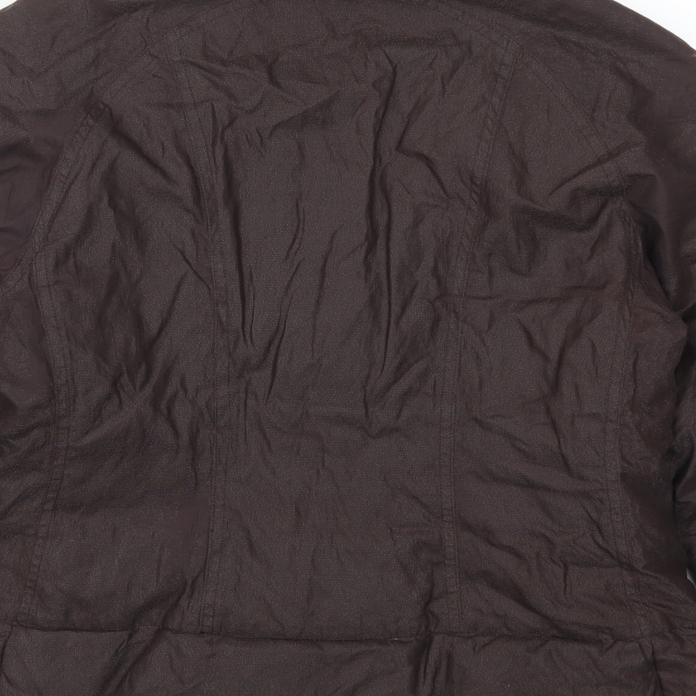 Per Una Womens Brown Overcoat Coat Size M
