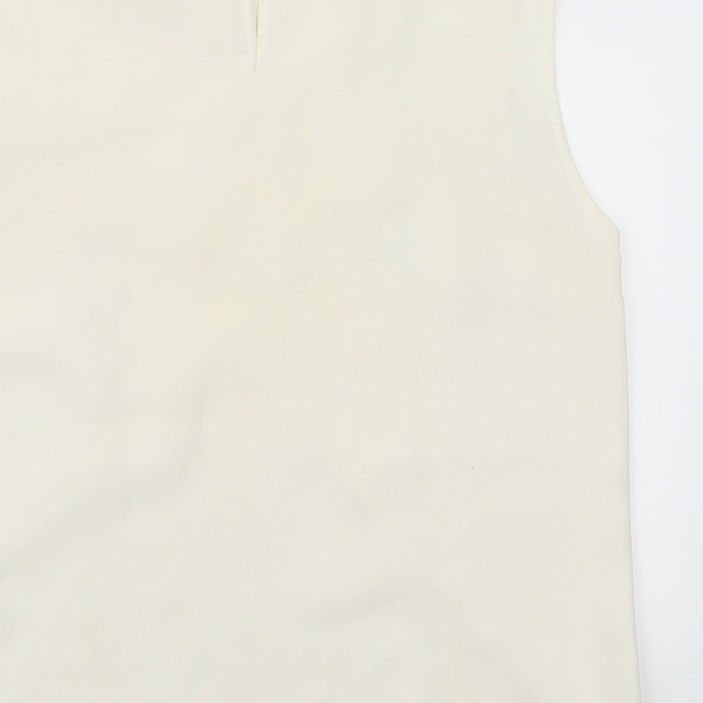 H&M Womens Beige Basic T-Shirt Size 6