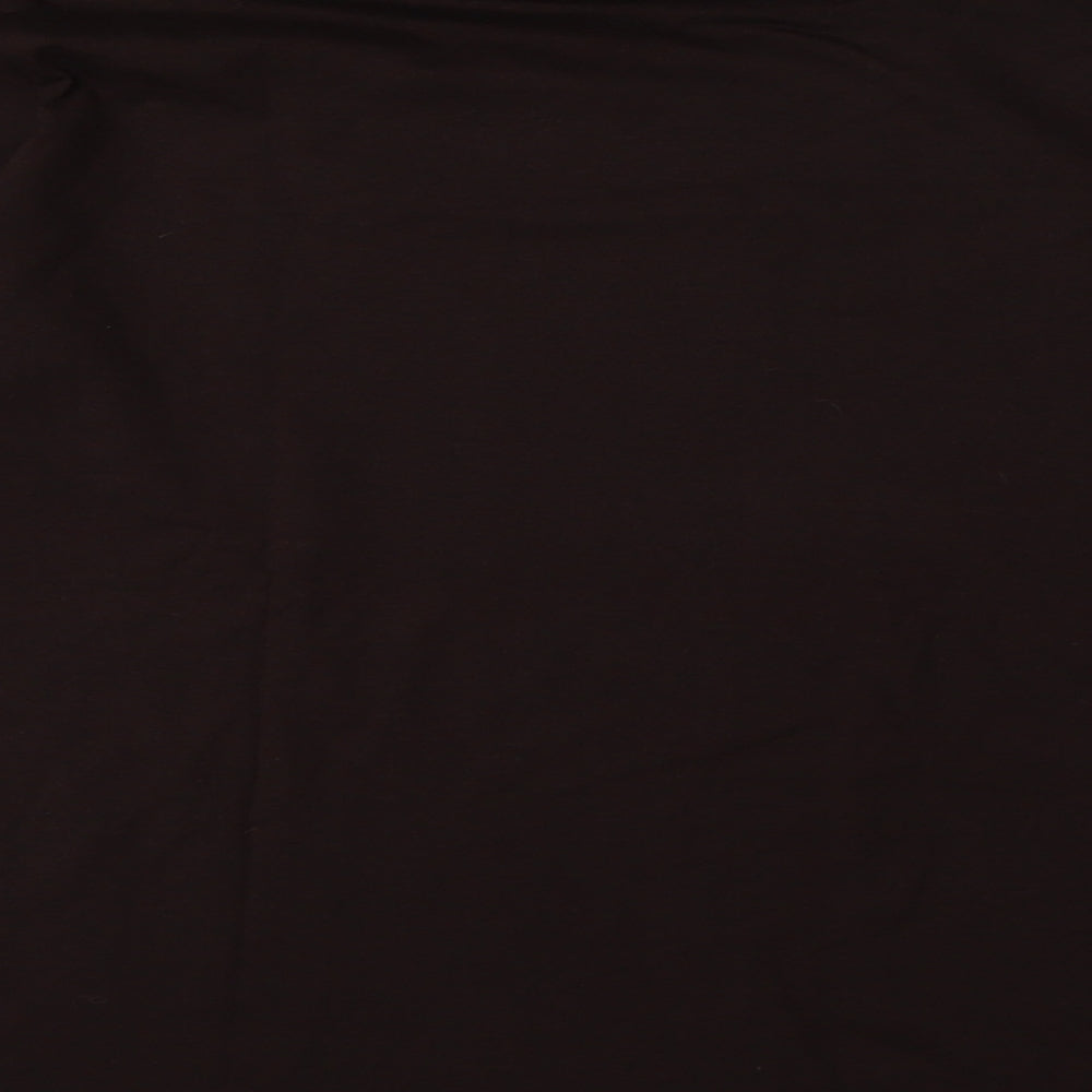 cryillus Womens Brown Basic T-Shirt Size L