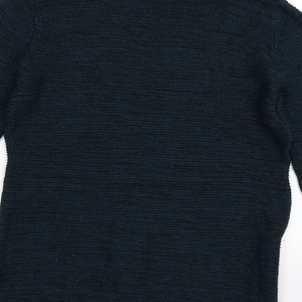 Cotton On Womens Blue Knit Pullover Jumper Size S