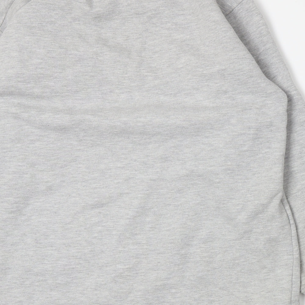 Preworn Womens Grey Jersey Pullover Sweatshirt Size L
