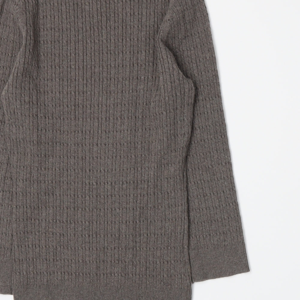 Country Casuals Womens Brown Knit Pullover Jumper Size M