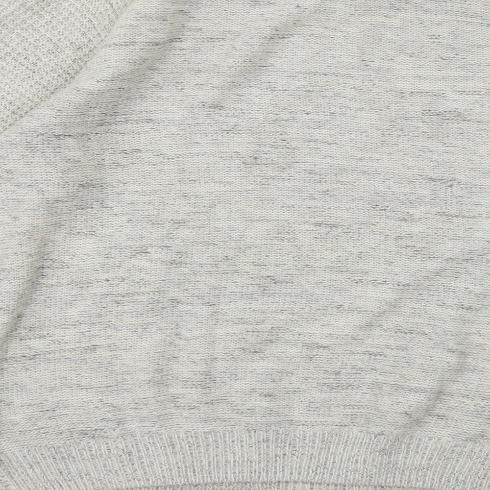 Cedarwood State Mens Grey Knit Pullover Jumper Size S