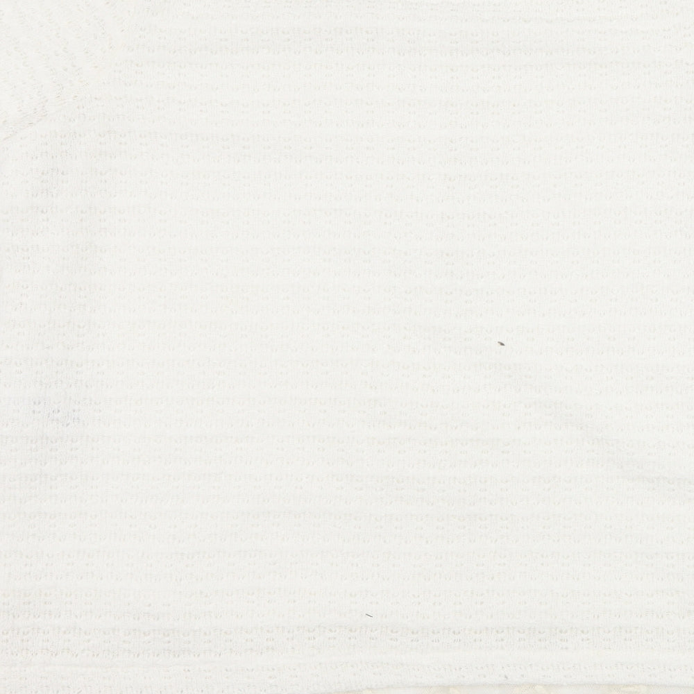 NEXT Womens White Basic T-Shirt Size 8