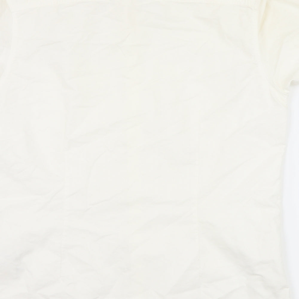 Burton Mens White Button-Up Size M