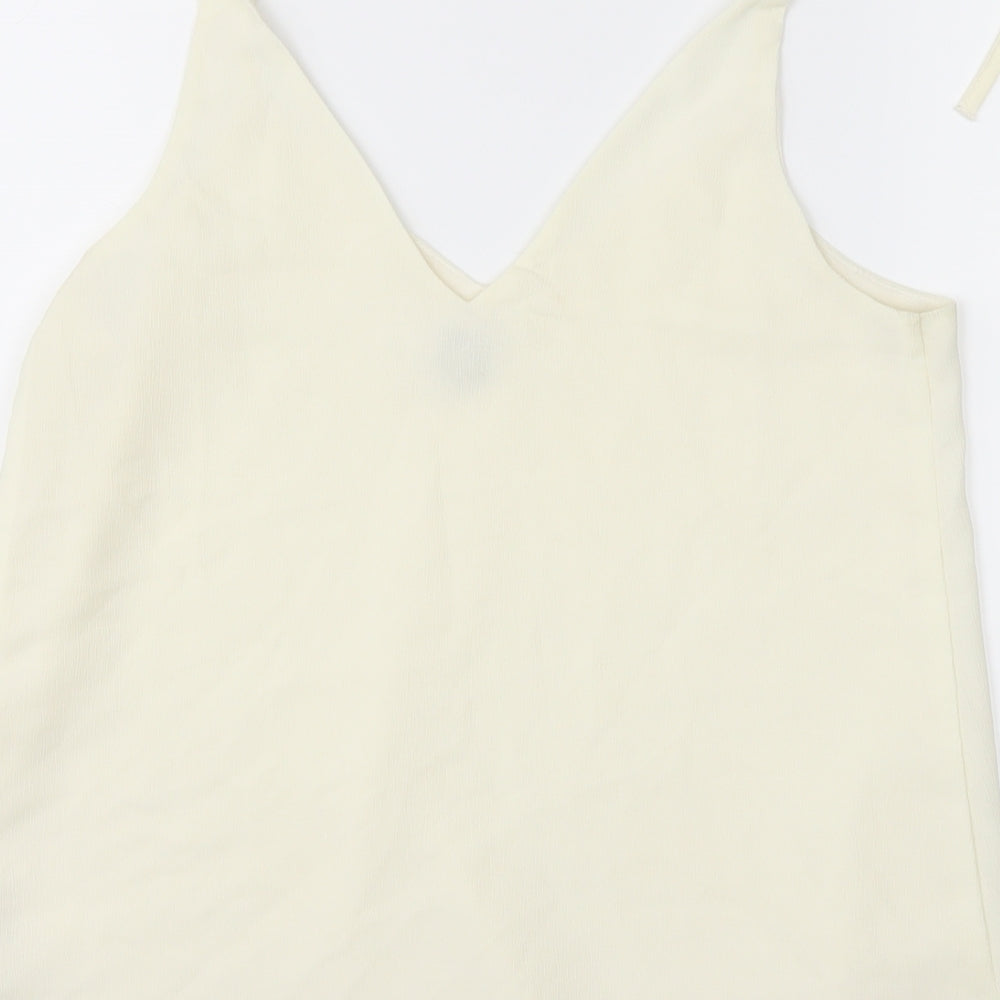 River Island Womens White Basic Blouse Size 8