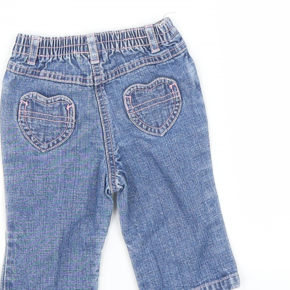 NEXT Girls Blue Jeans Size 3-6 Months