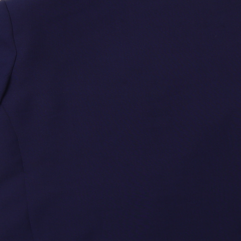Preworn Womens Blue Jacket Suit Jacket Size 14