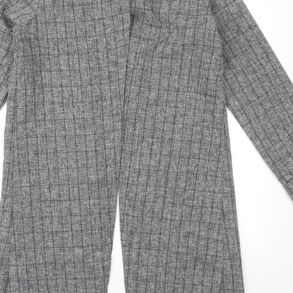 Boohoo Womens Grey Jacket Size 8
