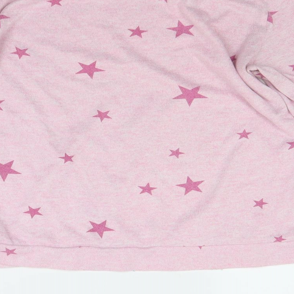 F&F Womens Pink Solid Top Pyjama Top Size 10