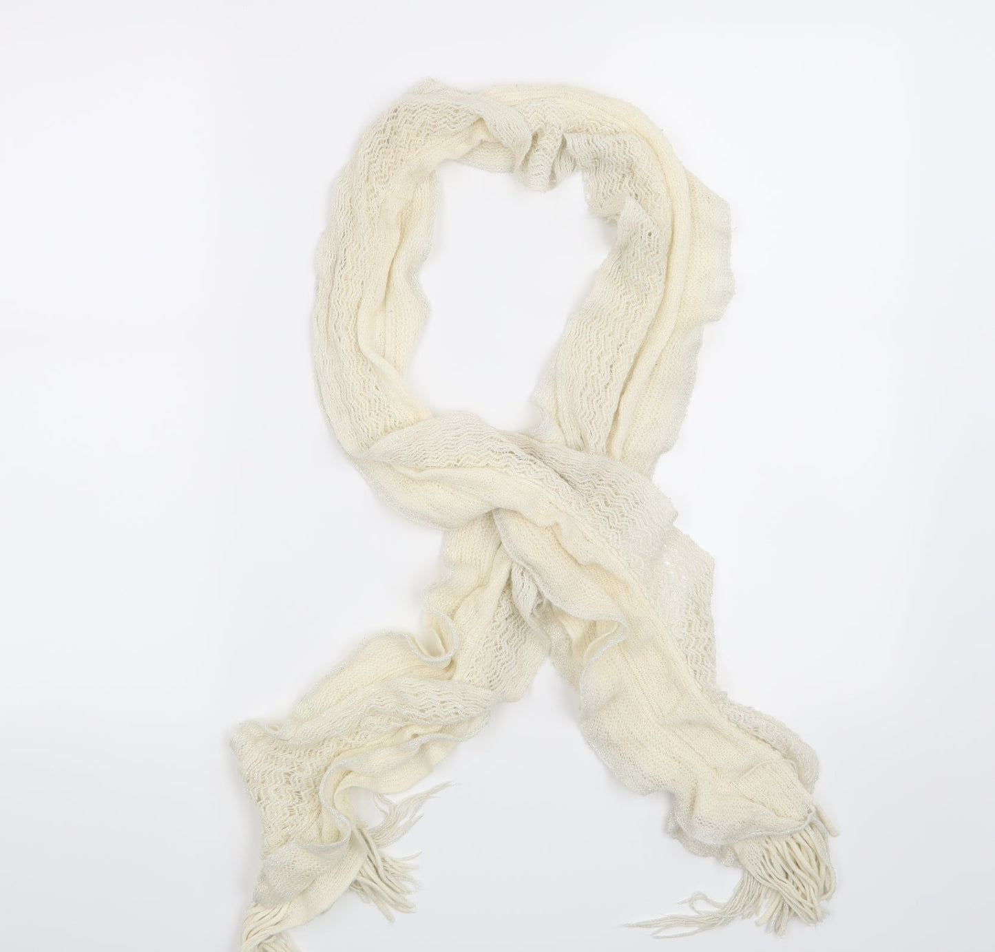 Preworn Womens Beige Scarf