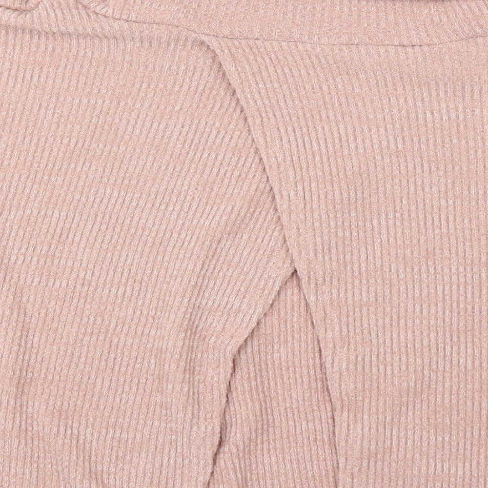 Glamourous Womens Pink Pullover Jumper Size M