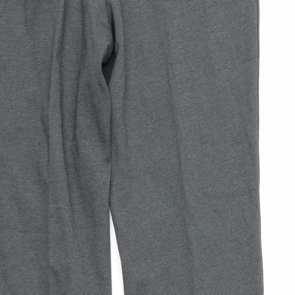 Marks and Spencer Womens Grey Trousers Size 12 L28 in
