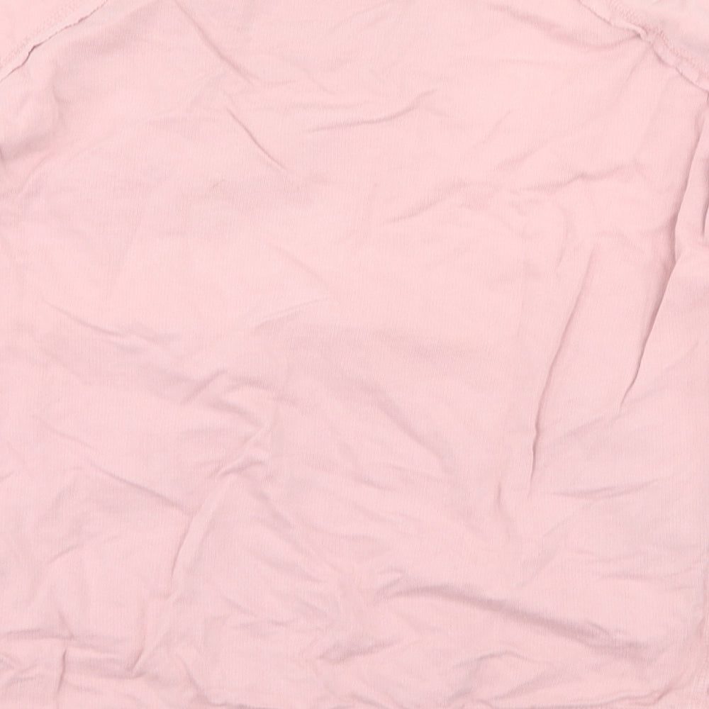 River Island Womens Pink Pullover Sweatshirt Size 8 - graphic