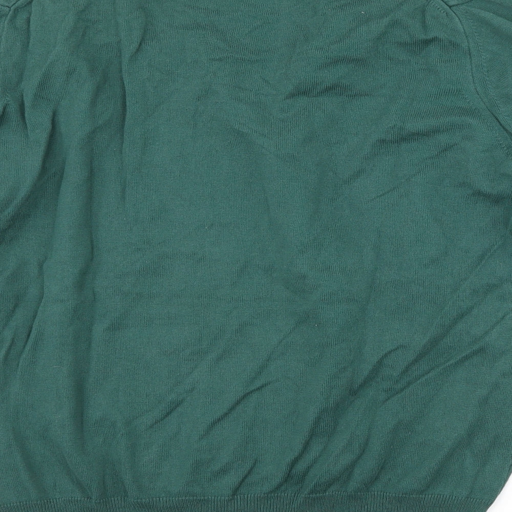 Zara Mens Green Pullover Jumper Size M