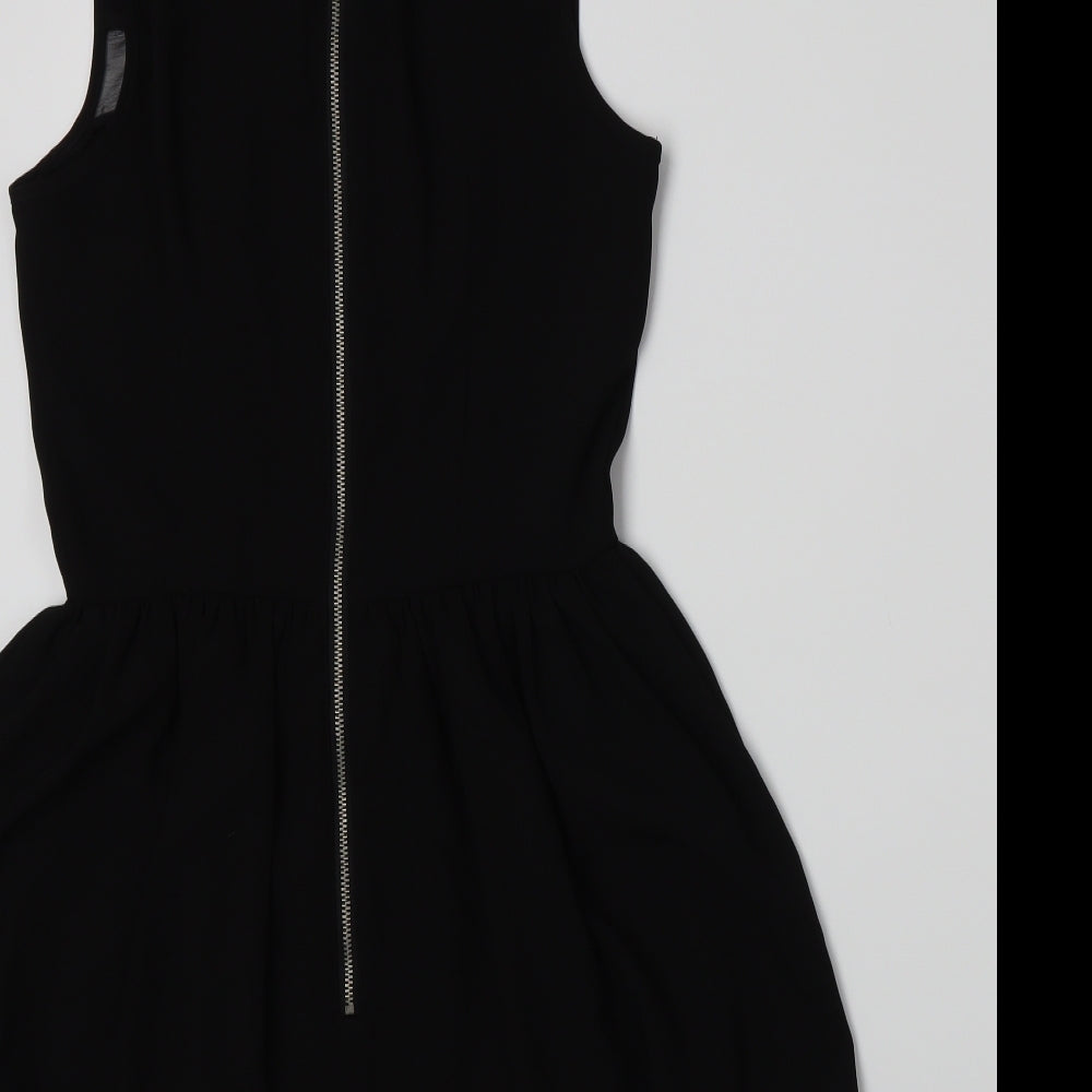 H&M Womens Black A-Line Size 10