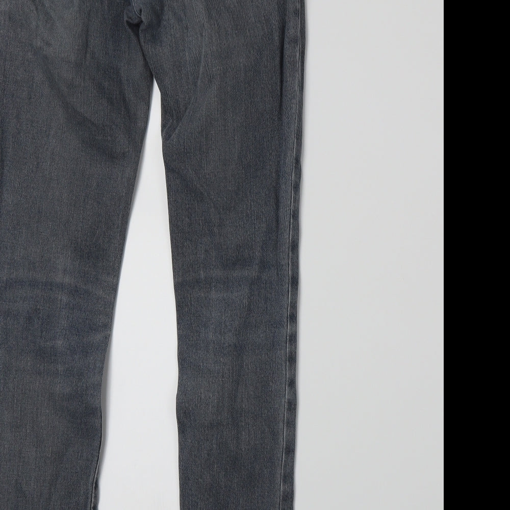Tacosystem Womens Grey Denim Skinny Jeans Size 8 L28 in