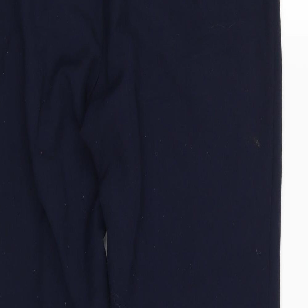 Arista Womens Blue Rayon Trousers Size 12 L28 in