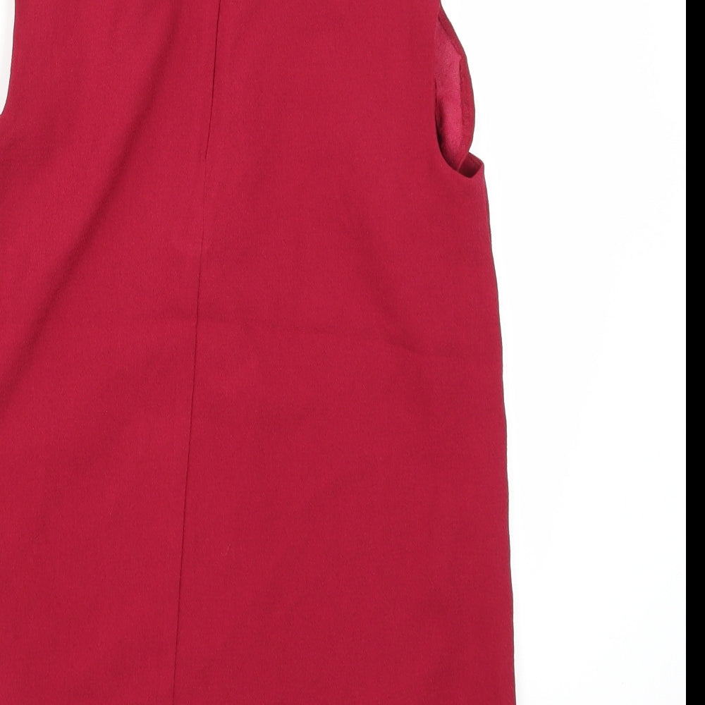 Warehouse Womens Red Basic Tank Size 8 - Wine red