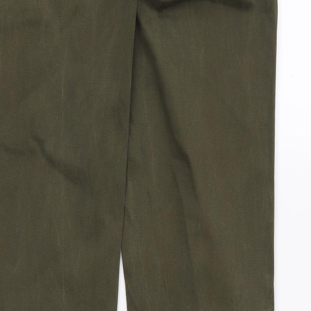 Maison Clochard Womens Green Denim Straight Jeans Size 30 in L32 in