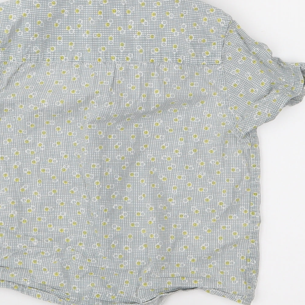 John Lewis Boys Grey Check Basic Button-Up Size 3 Years